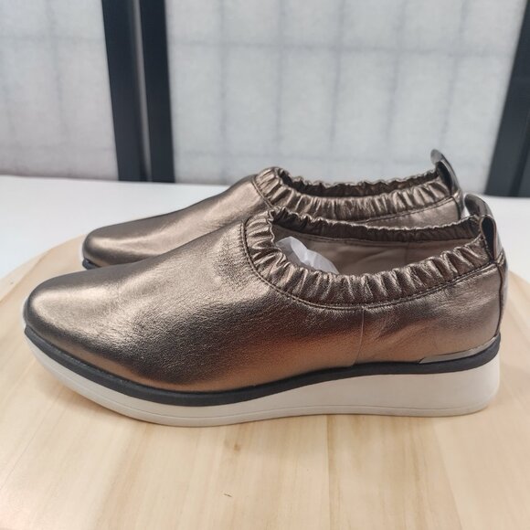 Louise et Cie Bronze Supple Leather Comfort Loafer Sneakers Women US 5.5M - Picture 6 of 14